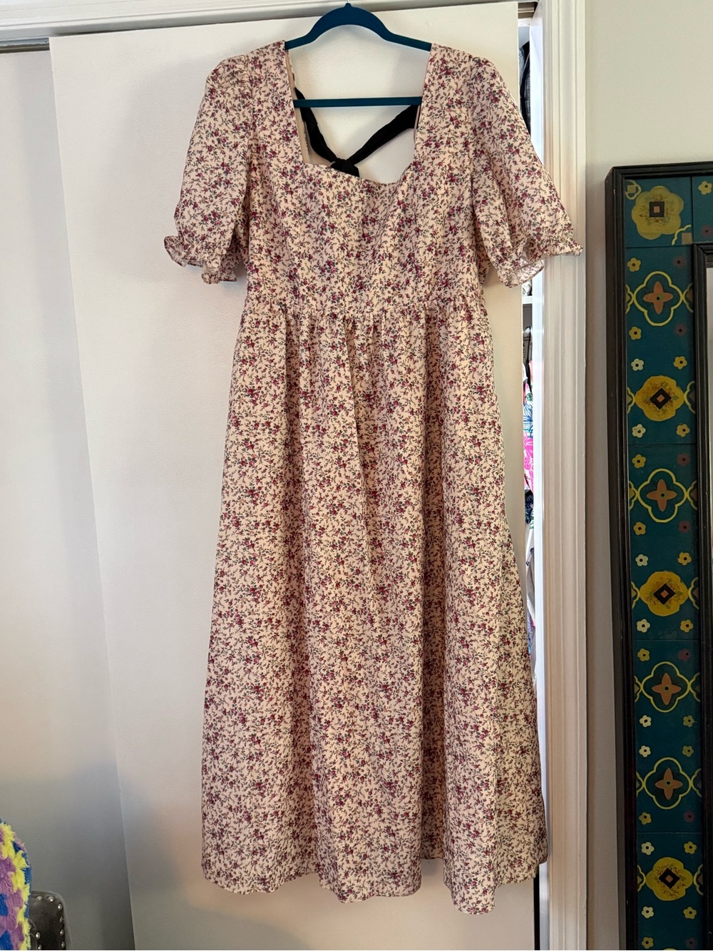 NWOT Tuckernuck Hyacinth House Open Back Floral Maxi Dress